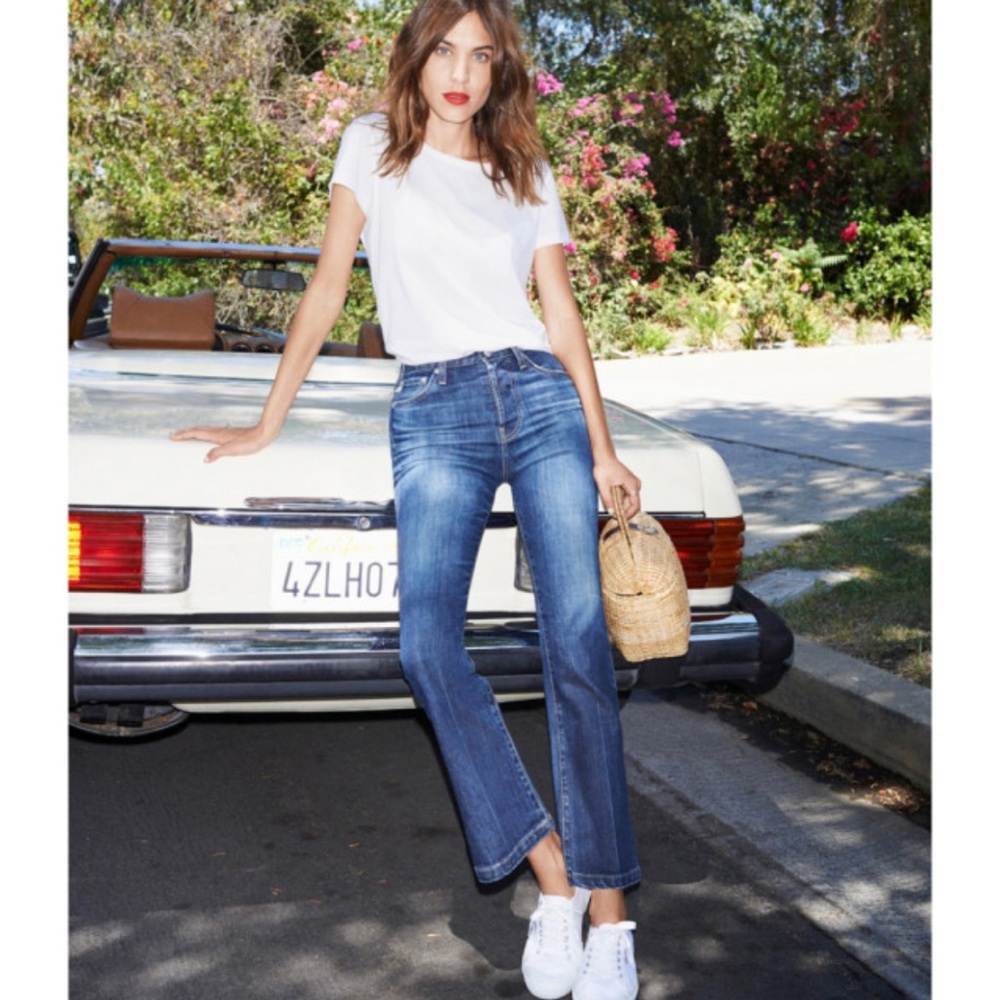 Alexa Chung for AG Jeans Revolution crop jeans